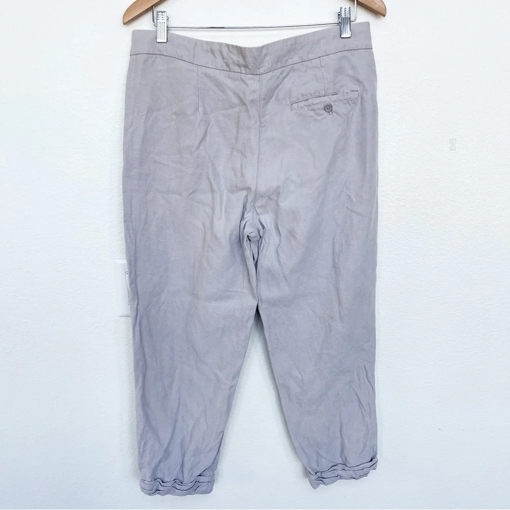 Wilfred Aritzia Allant Linen Pants Gray Size 8